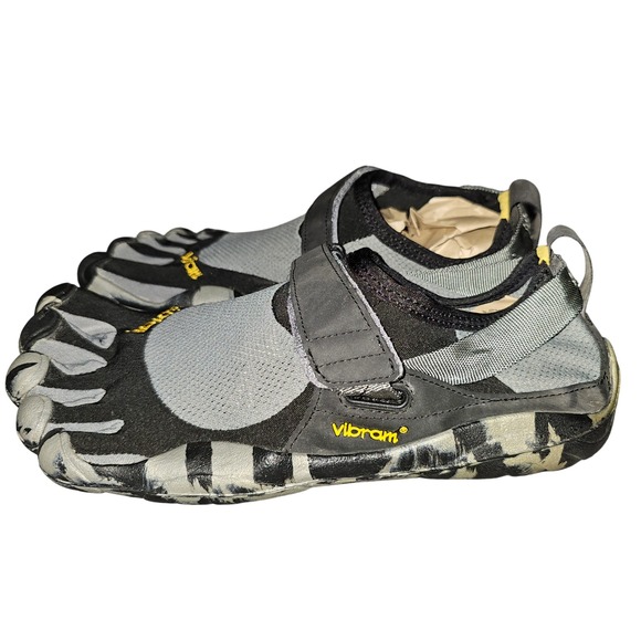 Vibram FiveFingers Gray Black Camo Barefoot Running Hiking Shoes - Size 40 - Picture 1 of 8